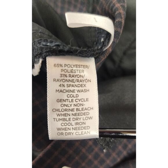 Ann Taylor Loft Marisa Ankle Fit Casual Dress Pants Size 4 Color Black/Red - Picture 7 of 7